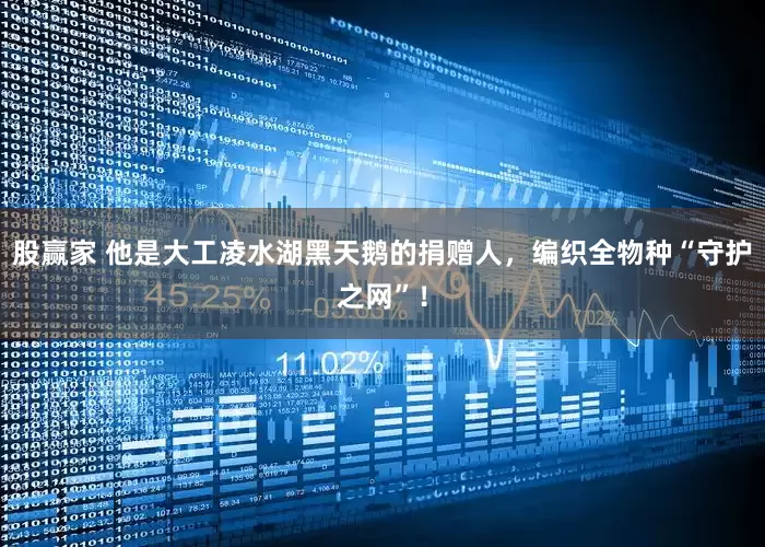 股赢家 他是大工凌水湖黑天鹅的捐赠人，编织全物种“守护之网”！